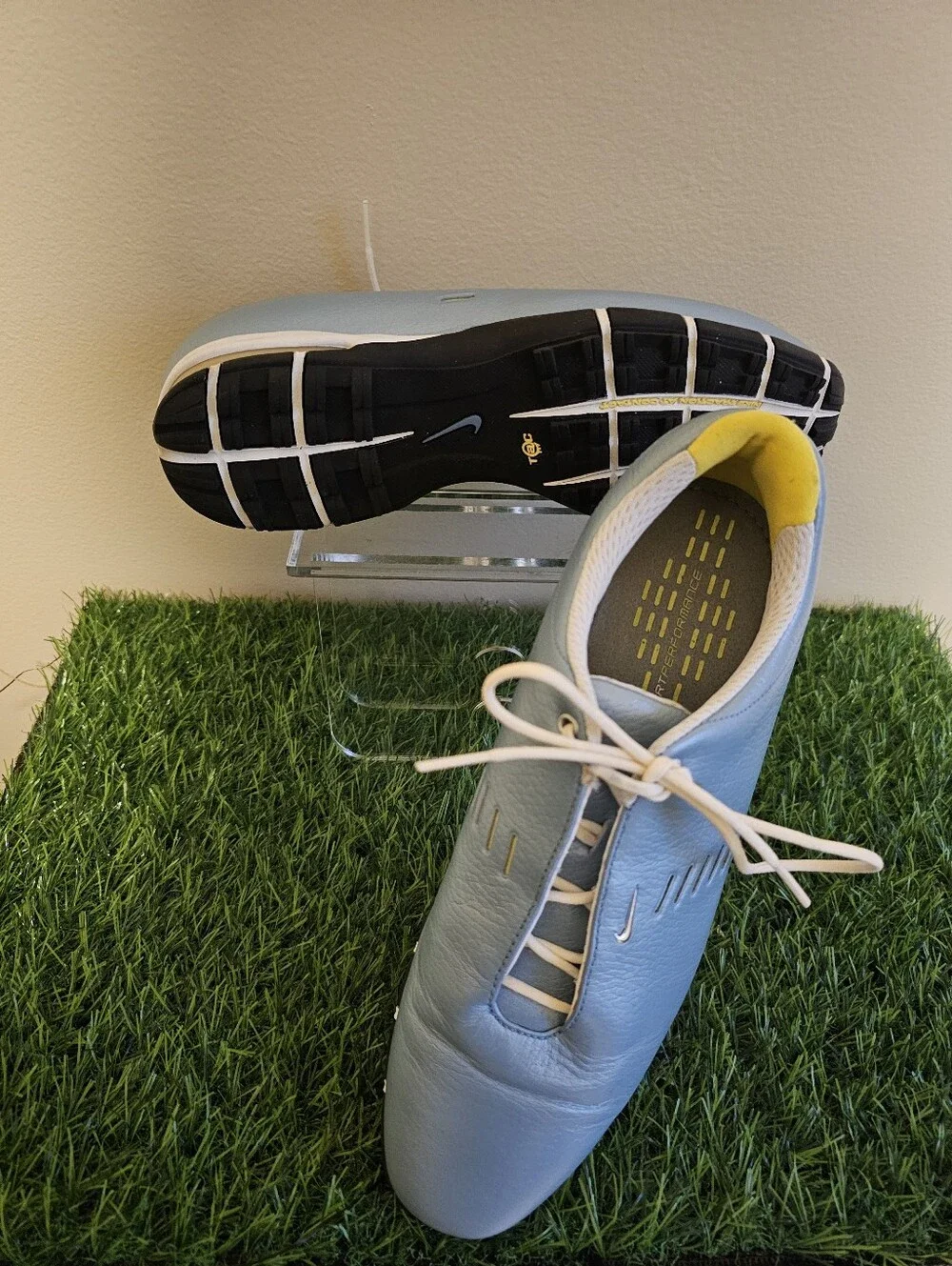Nike Air Zoom Golf Shoes Blue 314918-407 Size 9.5